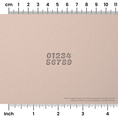 Pacifico | Number Stamp Sets - Ceramind® Tools