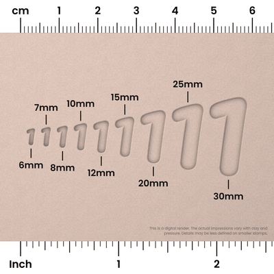 Pacifico | Number Stamp Sets - Ceramind® Tools