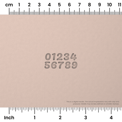 Pacifico | Number Stamp Sets - Ceramind® Tools