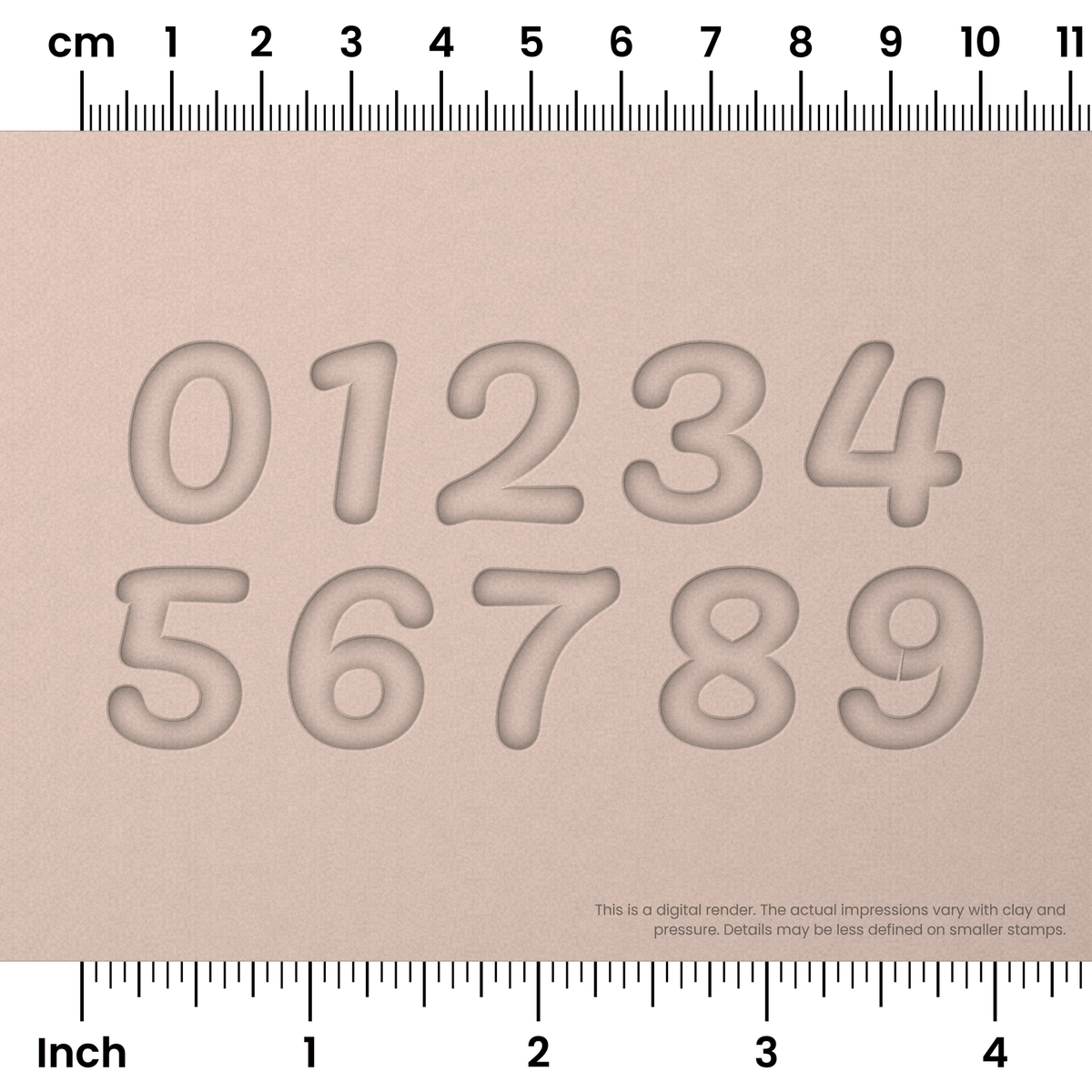 Pacifico | Number Stamp Sets - Ceramind® Tools
