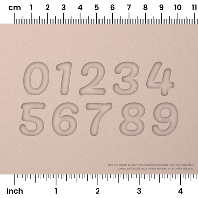 Pacifico | Number Stamp Sets - Ceramind® Tools