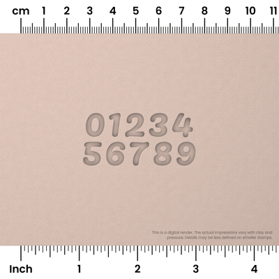 Pacifico | Number Stamp Sets - Ceramind® Tools