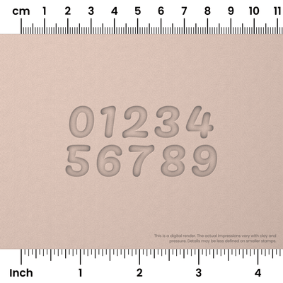 Pacifico | Number Stamp Sets - Ceramind® Tools