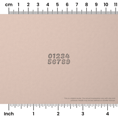 Pacifico | Number Stamp Sets - Ceramind® Tools