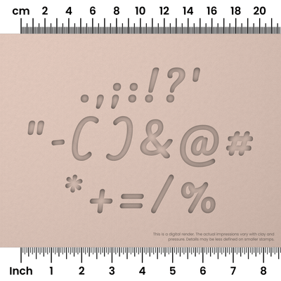 Pacifico | Symbol Stamp Sets - Ceramind® Tools