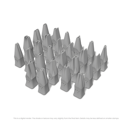 Patrick Hand | Lowercase | Alphabet Stamp Sets - Ceramind® Tools