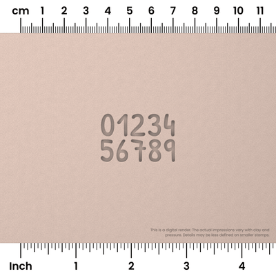 Patrick Hand | Number Stamp Sets - Ceramind® Tools