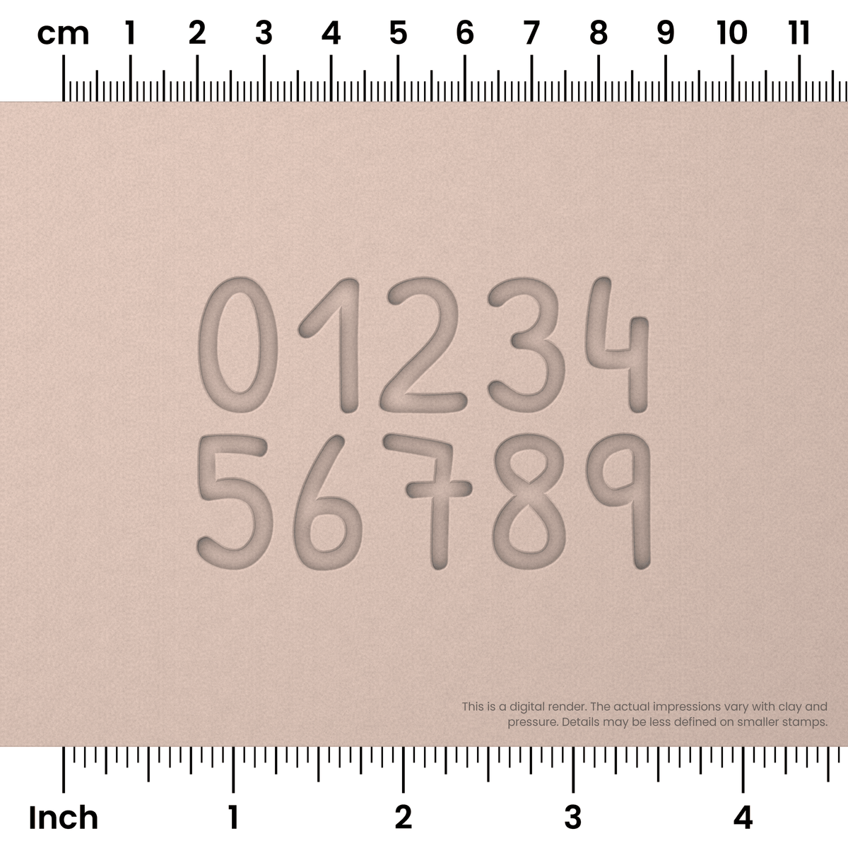 Patrick Hand | Number Stamp Sets - Ceramind® Tools