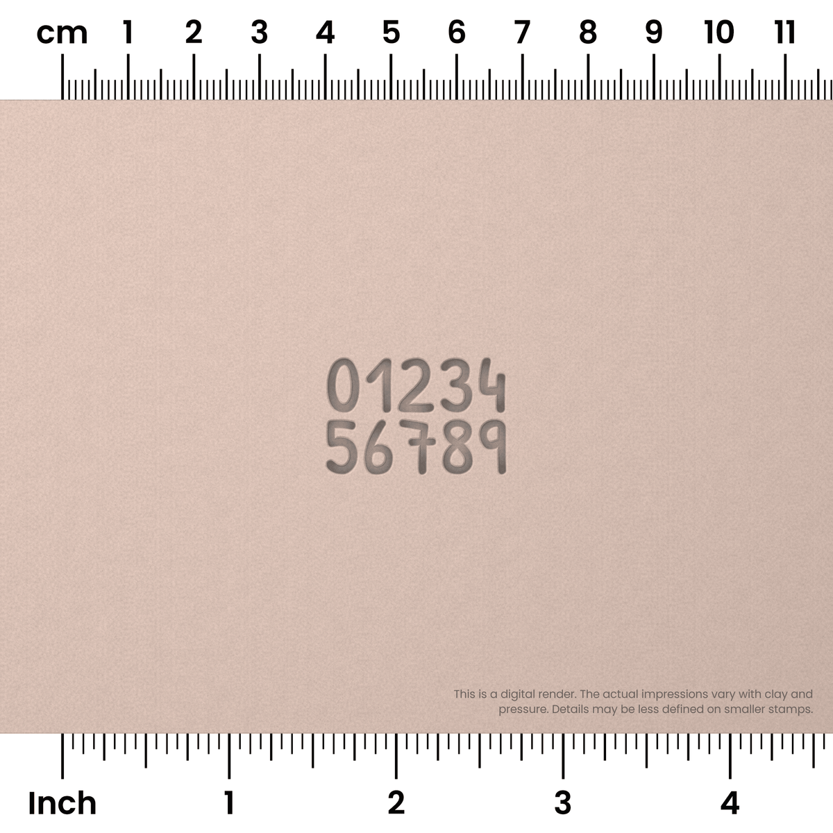 Patrick Hand | Number Stamp Sets - Ceramind® Tools