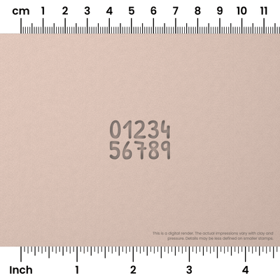 Patrick Hand | Number Stamp Sets - Ceramind® Tools