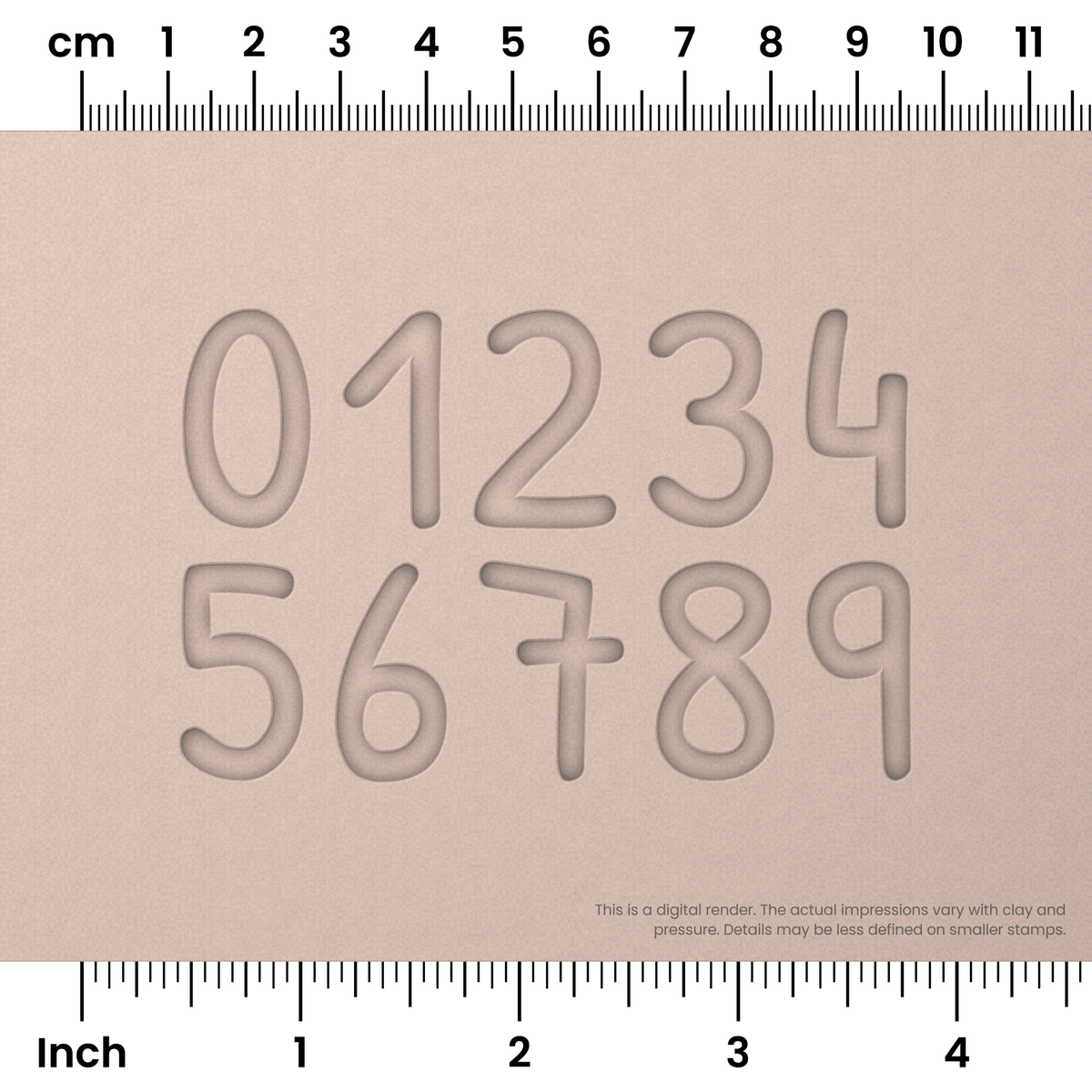 Patrick Hand | Number Stamp Sets - Ceramind® Tools
