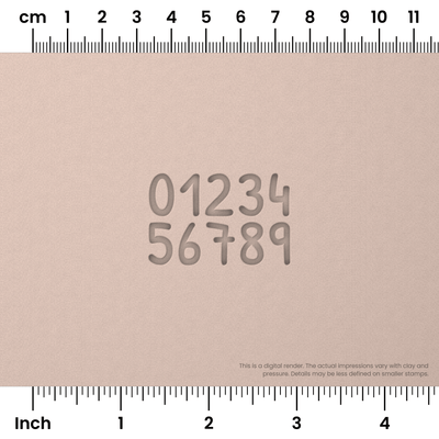 Patrick Hand | Number Stamp Sets - Ceramind® Tools