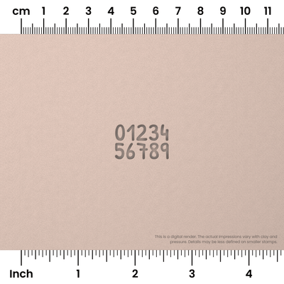 Patrick Hand | Number Stamp Sets - Ceramind® Tools