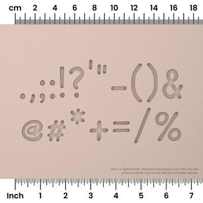 Patrick Hand | Symbol Stamp Sets - Ceramind® Tools