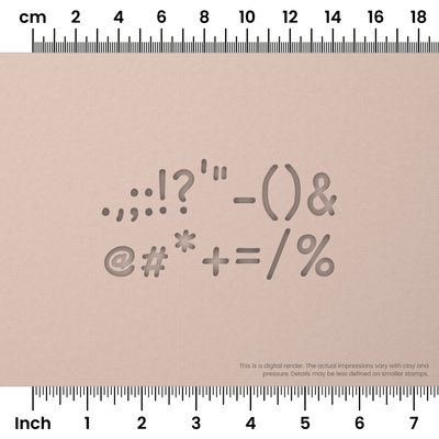 Patrick Hand | Symbol Stamp Sets - Ceramind® Tools