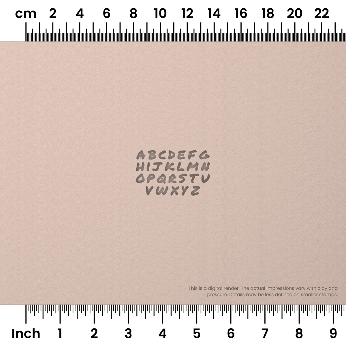 Permanent Marker | Lowercase | Alphabet Stamp Sets - Ceramind® Tools