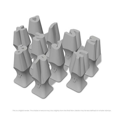 Permanent Marker | Number Stamp Sets - Ceramind® Tools