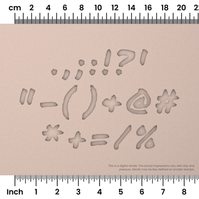 Permanent Marker | Symbol Stamp Sets - Ceramind® Tools