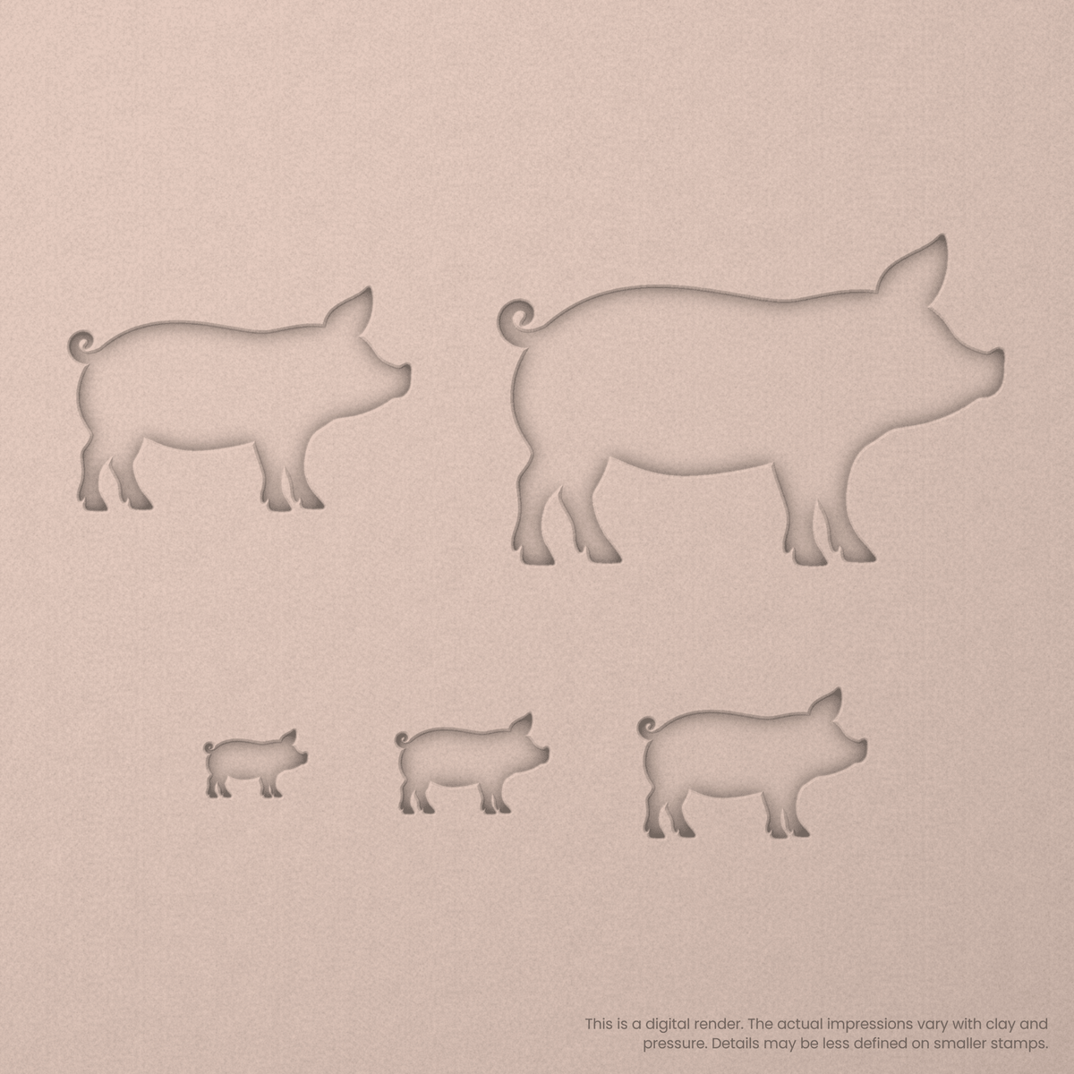 Pig Stamps - Ceramind® Tools