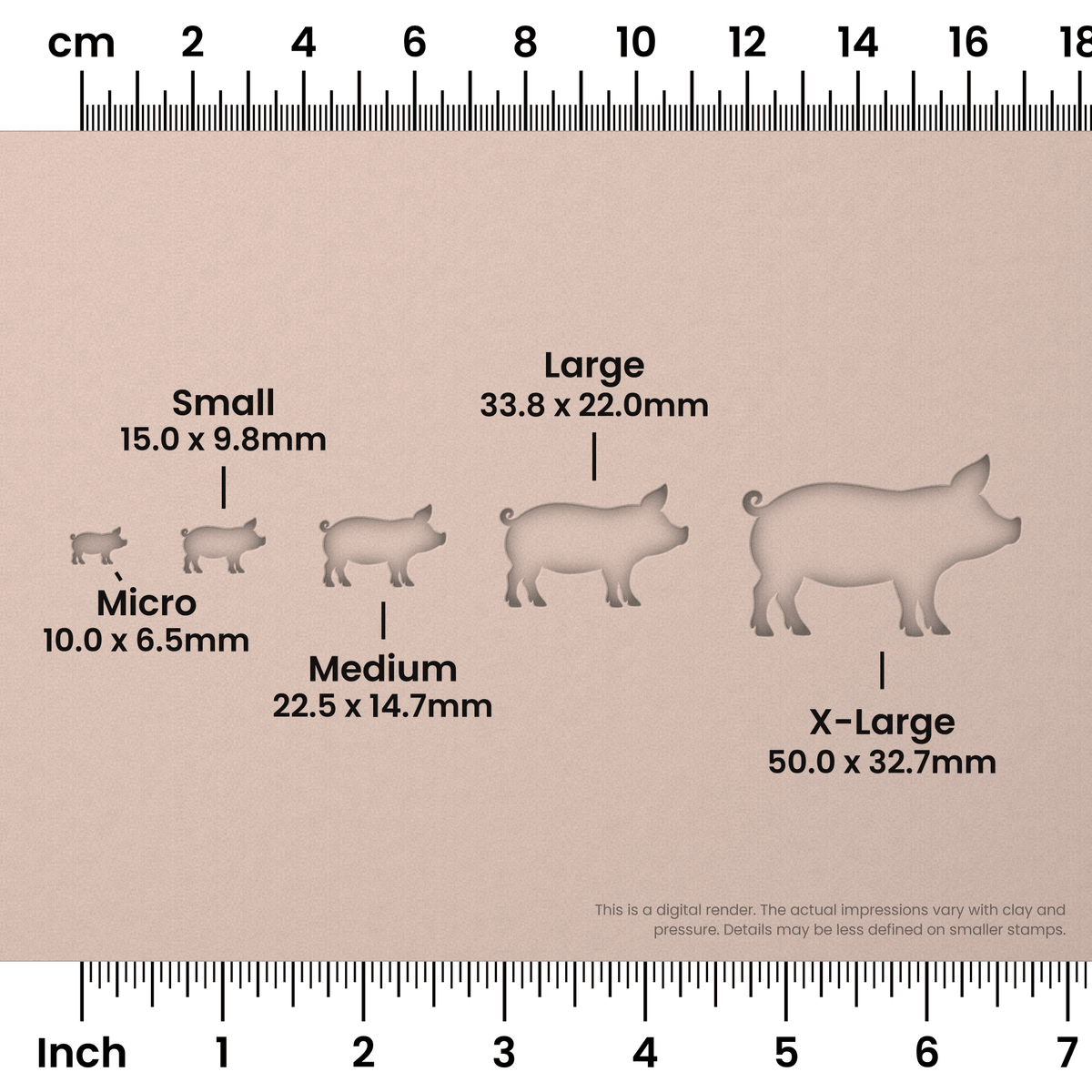 Pig Stamps - Ceramind® Tools