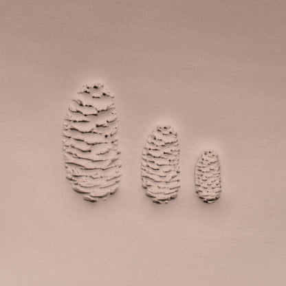 Pinecone Stamp - Photo Textured - Style 2 - Ceramind® Tools