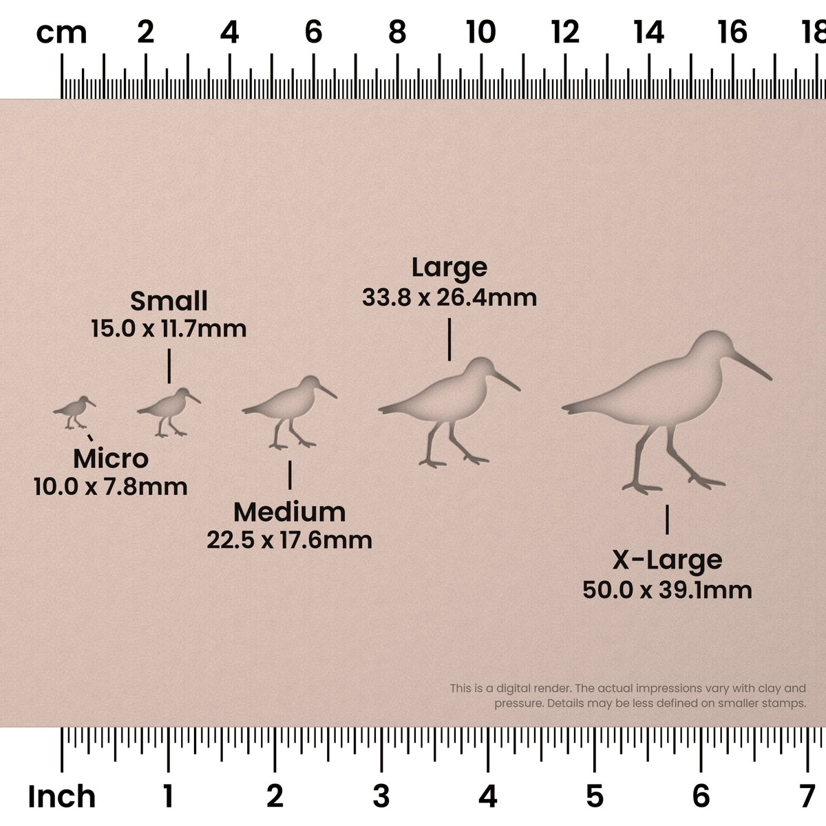 Piping Plover Stamps - Ceramind® Tools