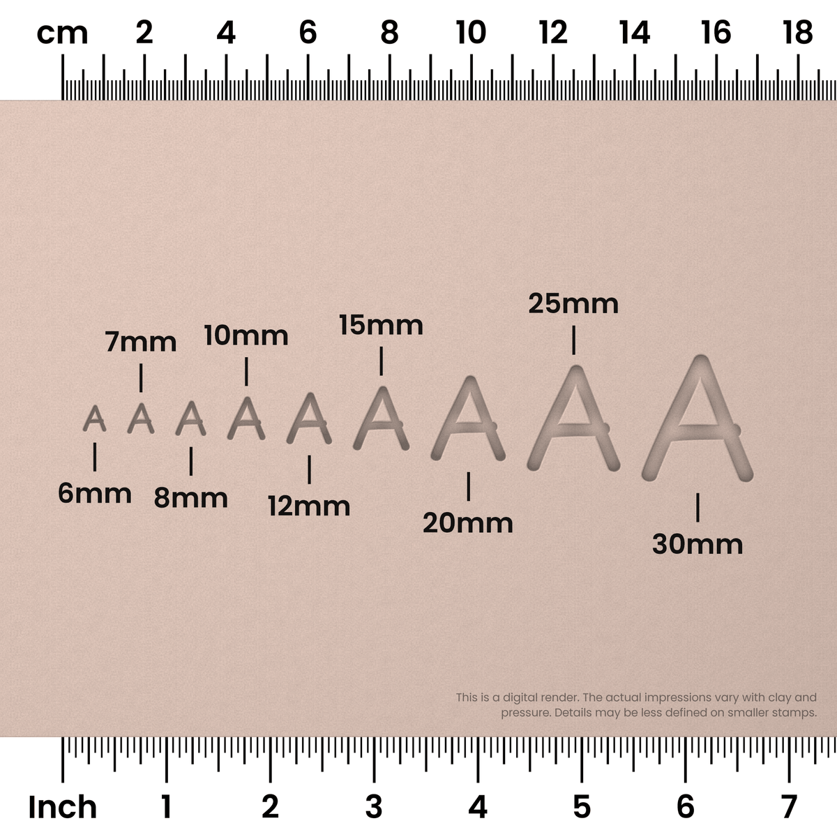 Playpen Sans | All Caps | Alphabet Stamp Sets - Ceramind® Tools