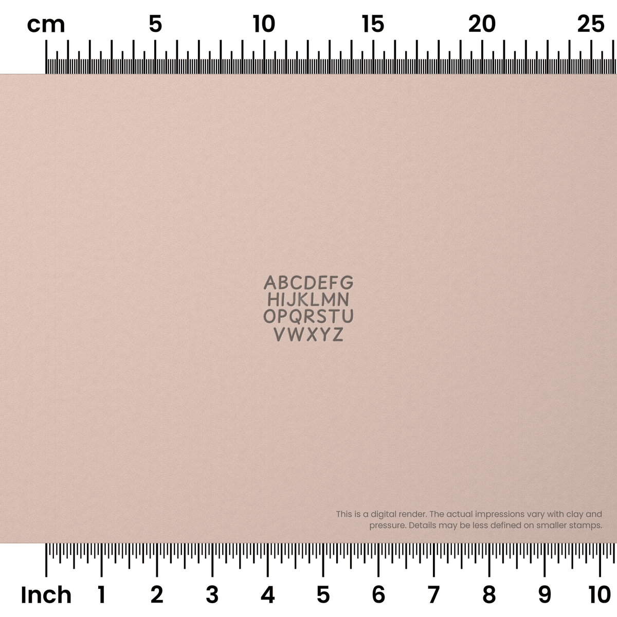 Playpen Sans | All Caps | Alphabet Stamp Sets - Ceramind® Tools
