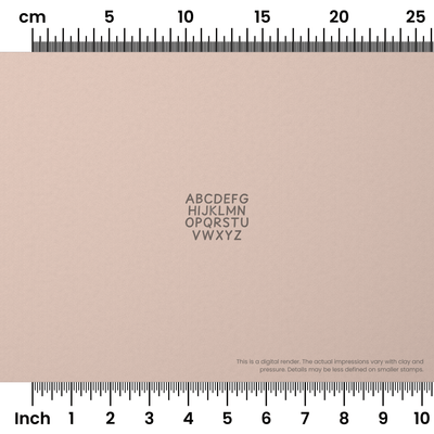 Playpen Sans | All Caps | Alphabet Stamp Sets - Ceramind® Tools