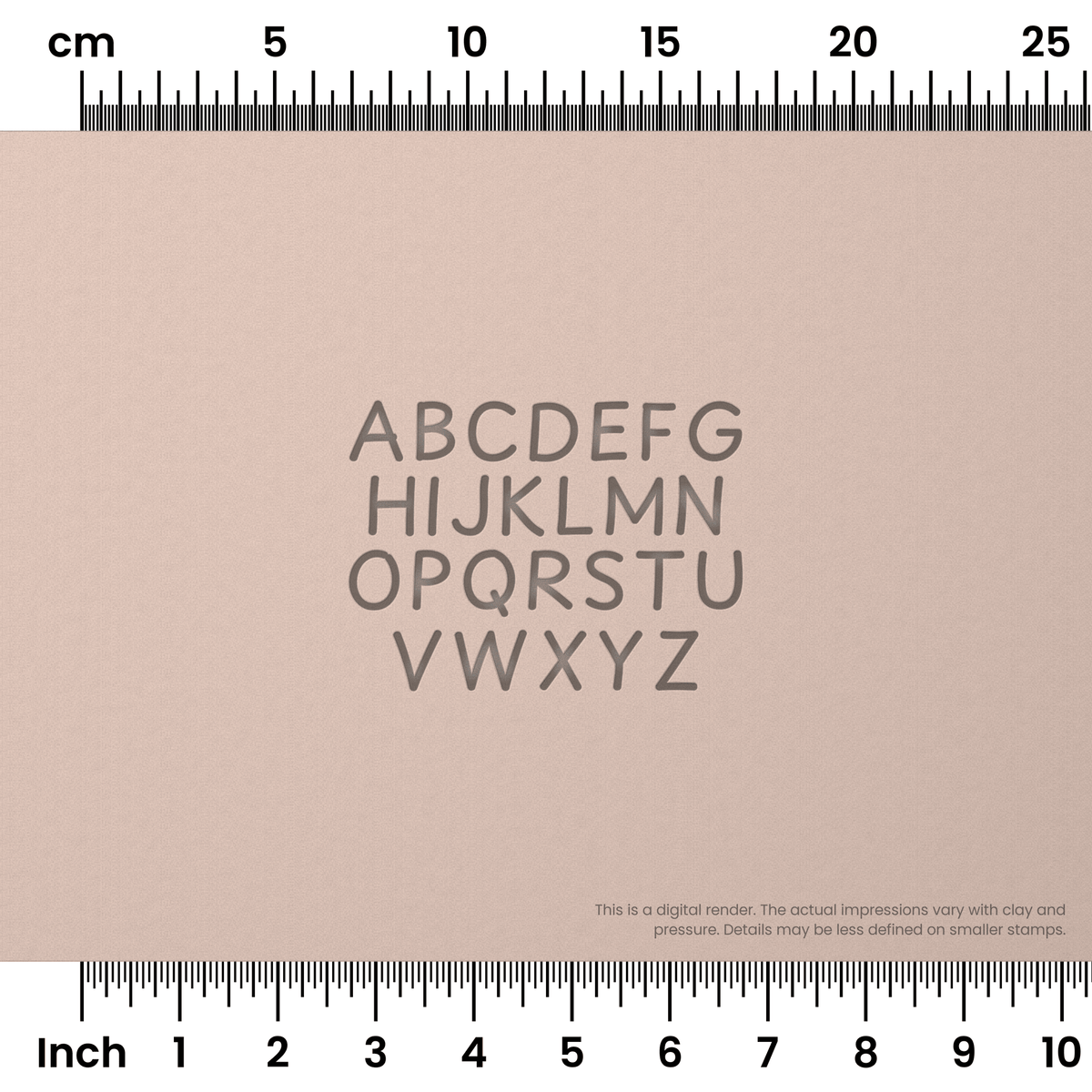 Playpen Sans | All Caps | Alphabet Stamp Sets - Ceramind® Tools