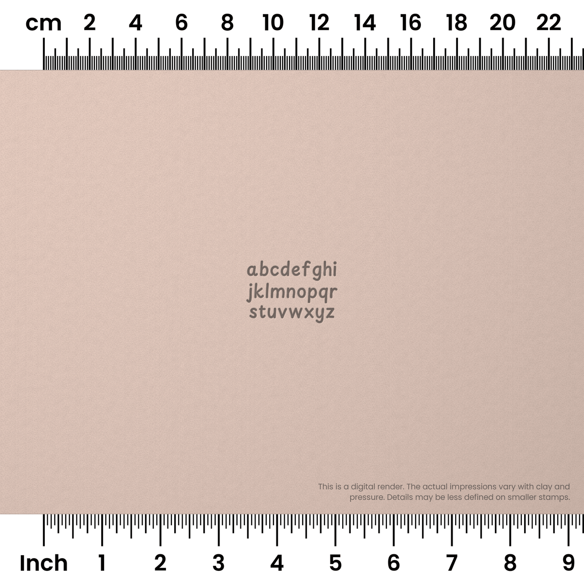 Playpen Sans | Lowercase | Alphabet Stamp Sets - Ceramind® Tools