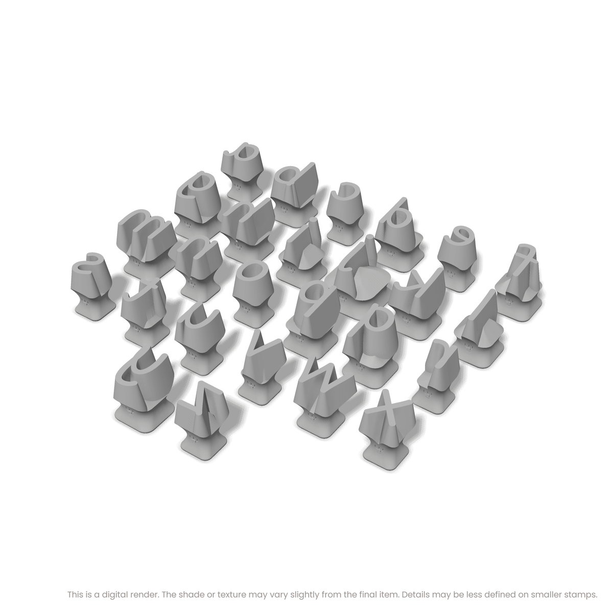 Playpen Sans | Lowercase | Alphabet Stamp Sets - Ceramind® Tools
