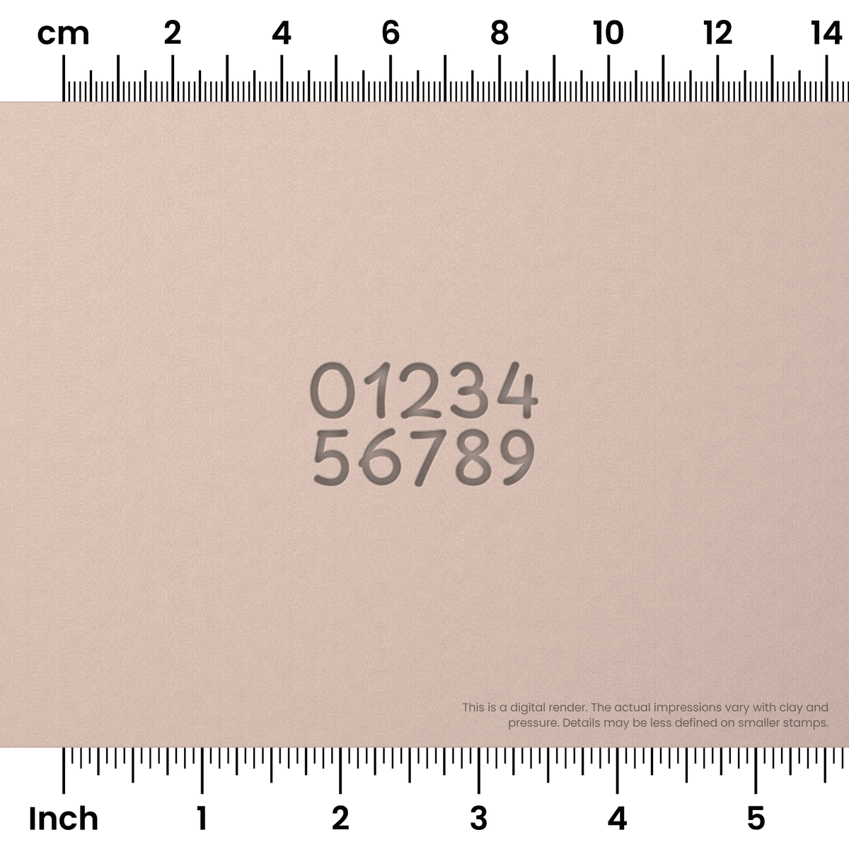 Playpen Sans | Number Stamp Sets - Ceramind® Tools