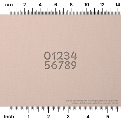 Playpen Sans | Number Stamp Sets - Ceramind® Tools