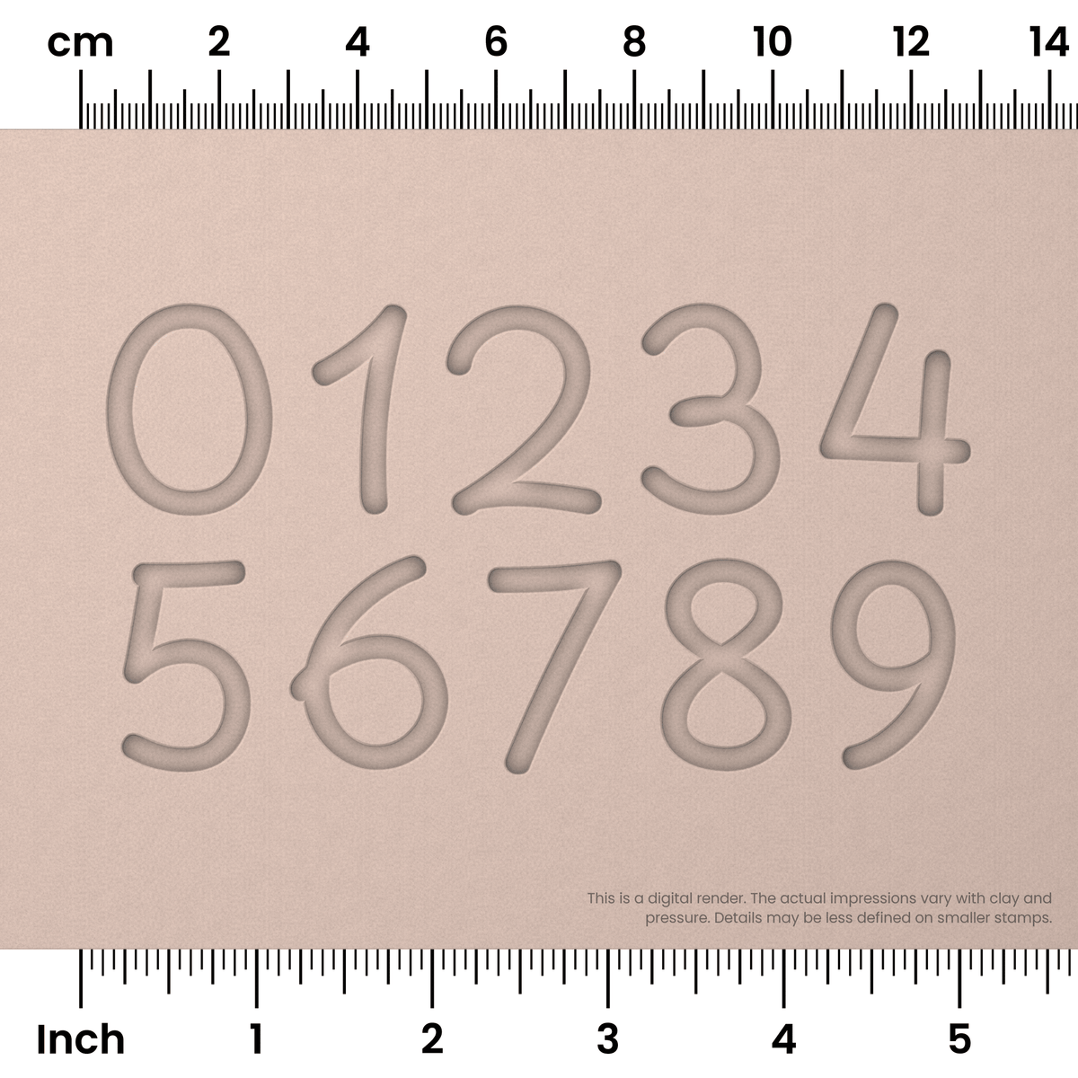 Playpen Sans | Number Stamp Sets - Ceramind® Tools