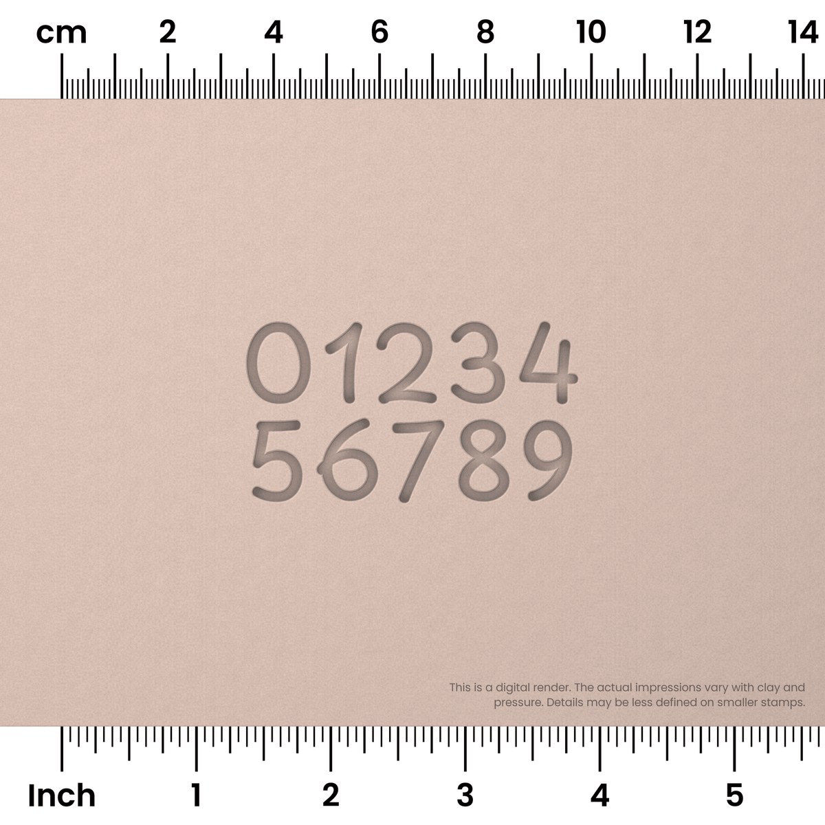 Playpen Sans | Number Stamp Sets - Ceramind® Tools