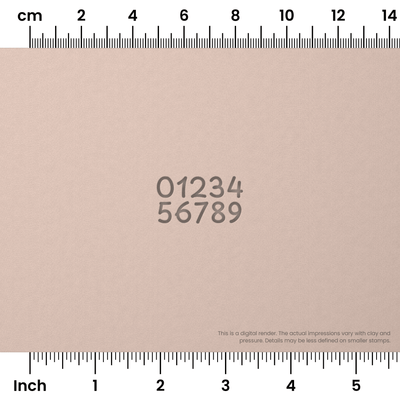 Playpen Sans | Number Stamp Sets - Ceramind® Tools