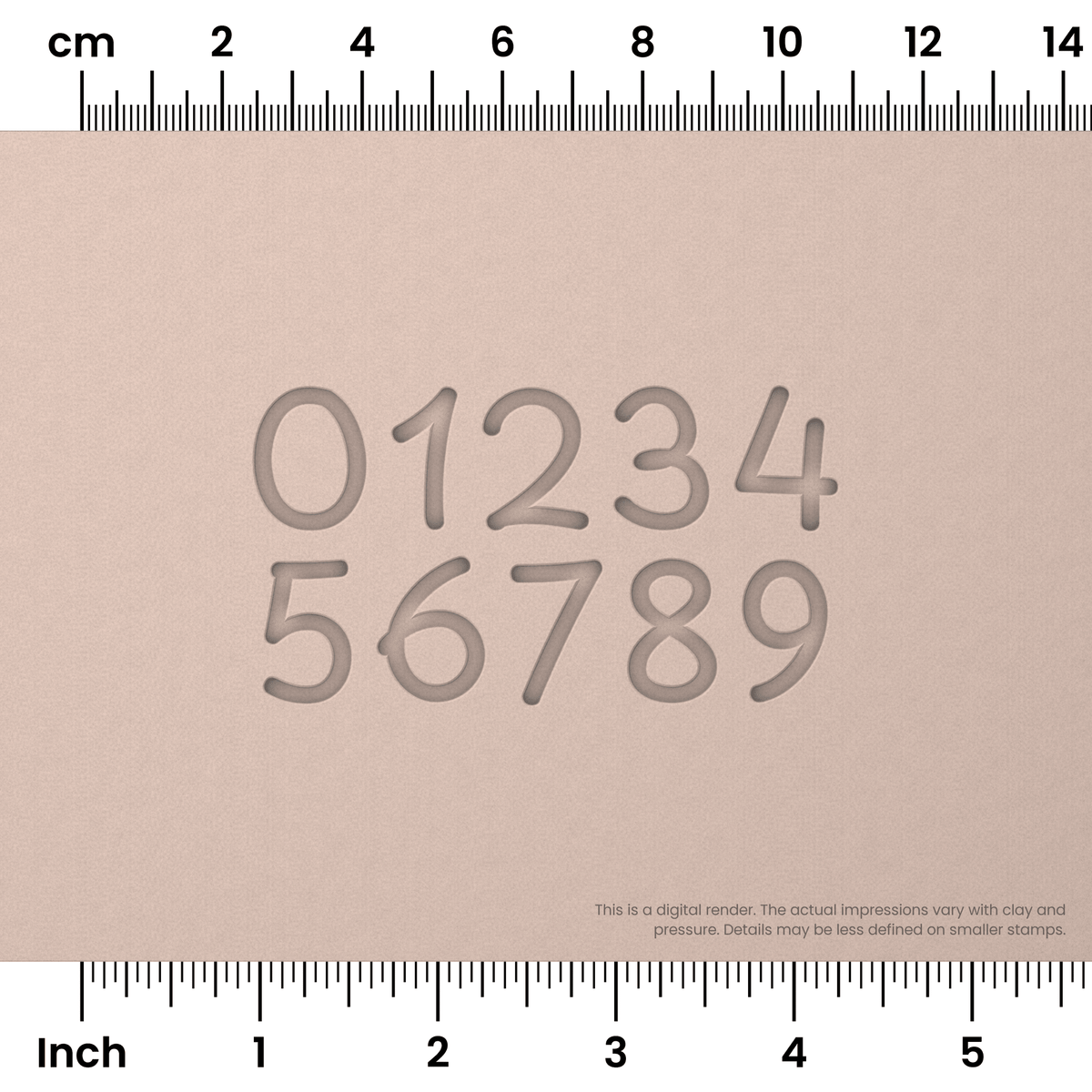 Playpen Sans | Number Stamp Sets - Ceramind® Tools