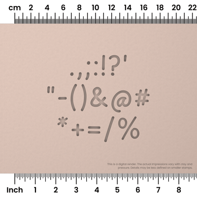 Playpen Sans | Symbol Stamp Sets - Ceramind® Tools