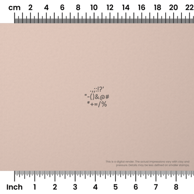 Playpen Sans | Symbol Stamp Sets - Ceramind® Tools