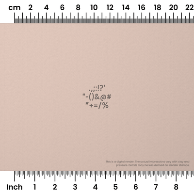 Playpen Sans | Symbol Stamp Sets - Ceramind® Tools