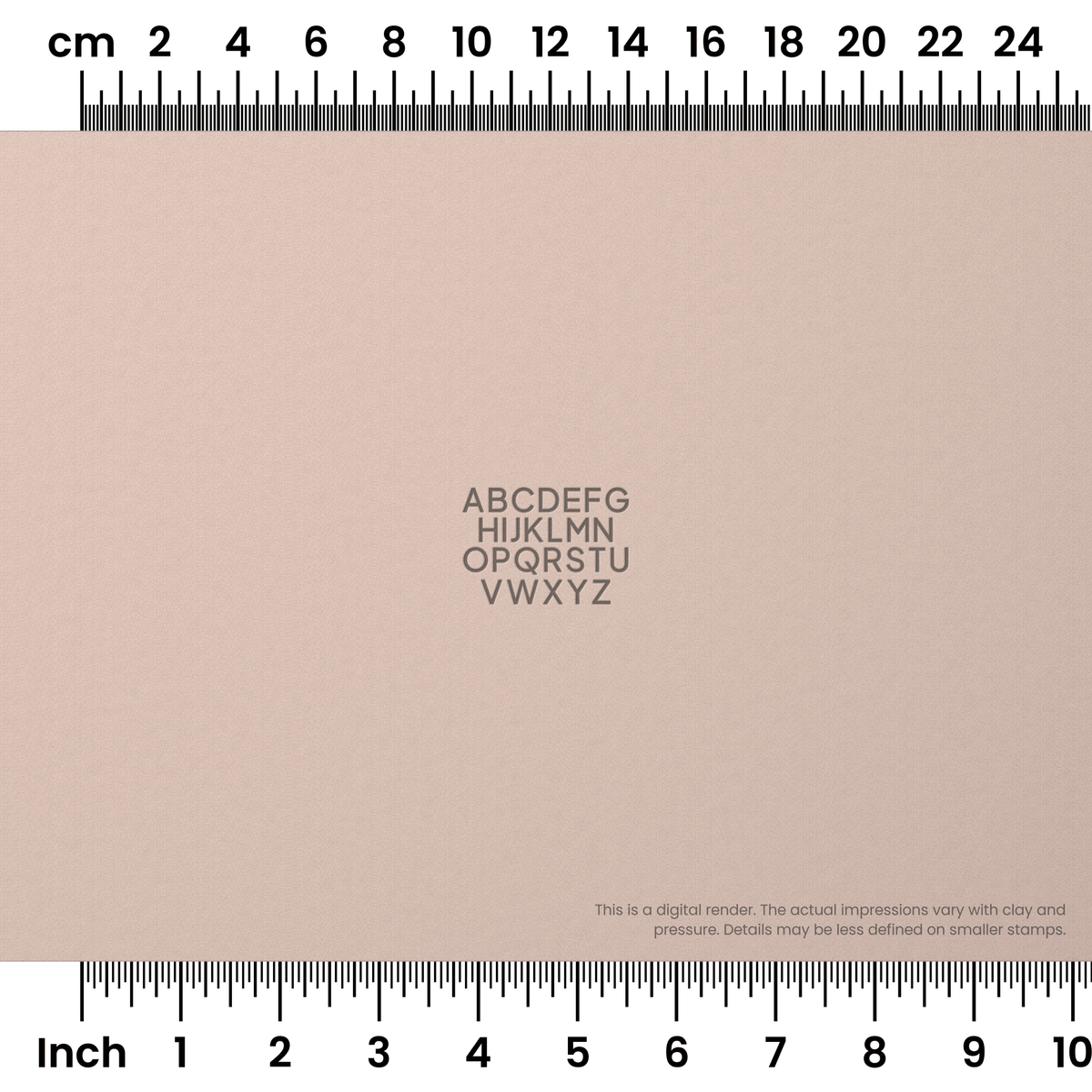 Plus Jakarta Sans | All Caps | Alphabet Stamp Sets - Ceramind® Tools