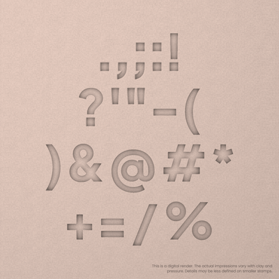 Plus Jakarta Sans | Font Rail Stamp Sets | Letters, Numbers, and Symbols - Ceramind® Tools