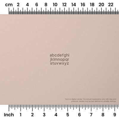 Plus Jakarta Sans | Lowercase | Alphabet Stamp Sets - Ceramind® Tools