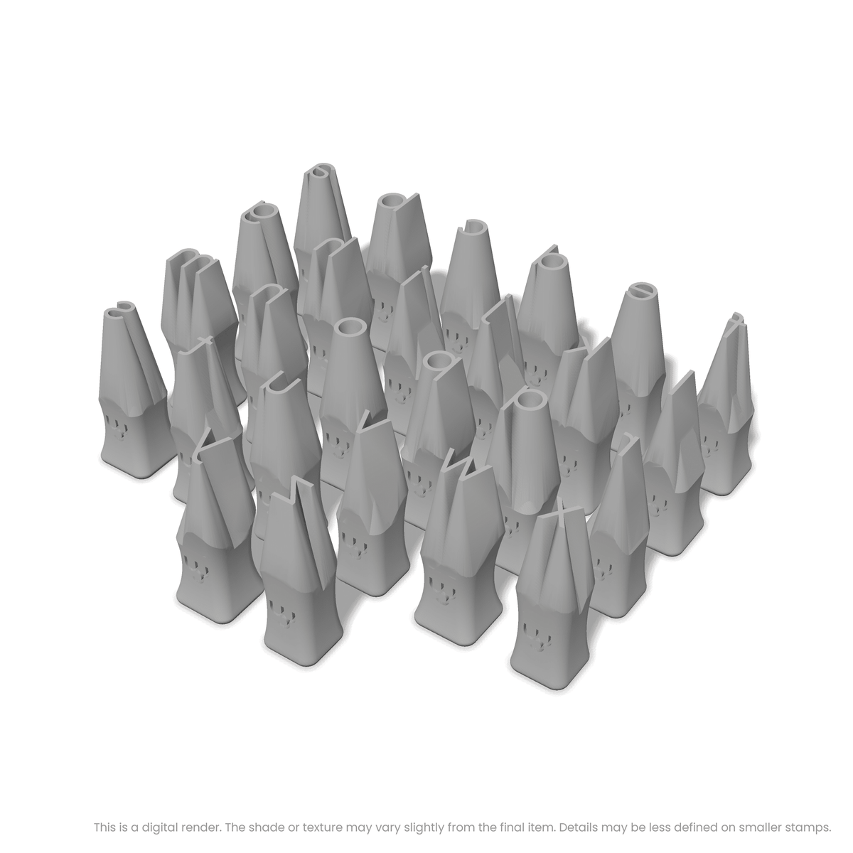 Plus Jakarta Sans | Lowercase | Alphabet Stamp Sets - Ceramind® Tools