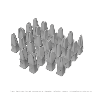Plus Jakarta Sans | Lowercase | Alphabet Stamp Sets - Ceramind® Tools