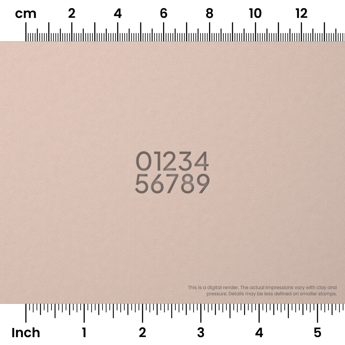 Plus Jakarta Sans | Number Stamp Sets - Ceramind® Tools