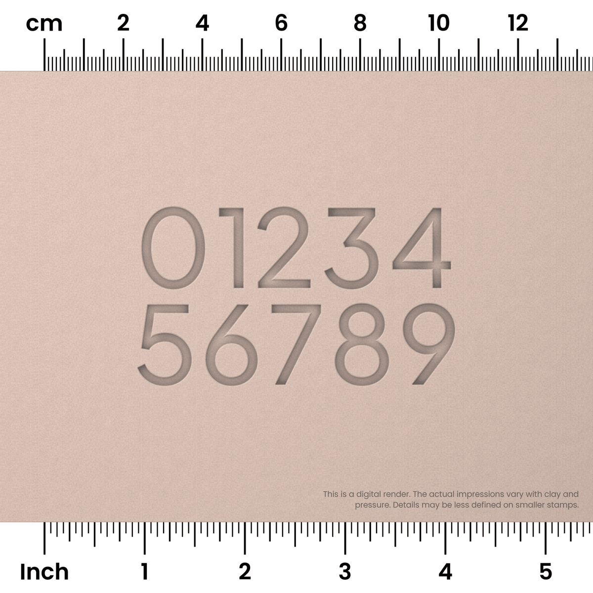 Plus Jakarta Sans | Number Stamp Sets - Ceramind® Tools