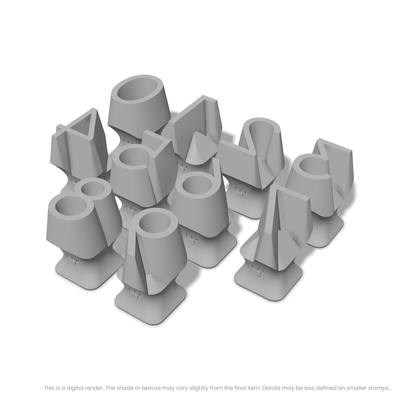 Plus Jakarta Sans | Number Stamp Sets - Ceramind® Tools