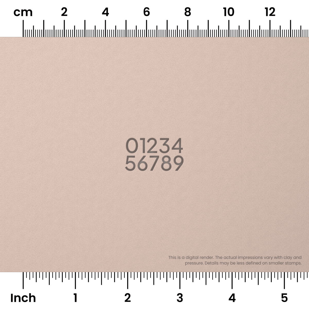 Plus Jakarta Sans | Number Stamp Sets - Ceramind® Tools